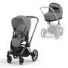 Komplett Priam Barnevogn  Mirage Grey/ Rosegold