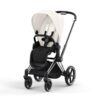 Komplett Priam Barnevogn  Off White/ Chrome Brown - Bilde 3