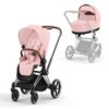 Komplett Priam Barnevogn Peach Pink/ Chrome Brown