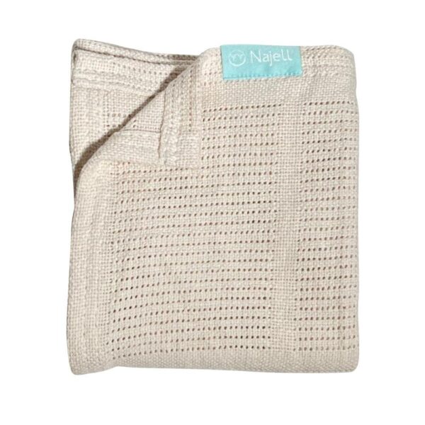 Najell Cellular Blanket - Ivory White