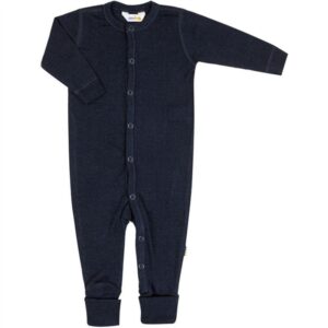 Joha | Pysjamas 2 i 1 fot | Ull | Navy