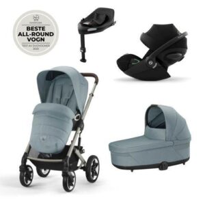 Cybex Talos vognpakke med bilstol ink. adapter stormy blue