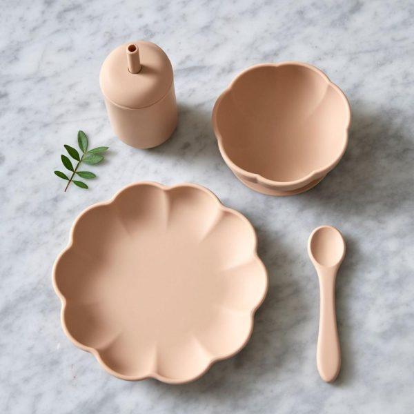 Jack o Juno Little Poppy Dining Set, Oatmeal - Bilde 2