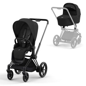 Cybex, e-Priam, Duo Sepia Black/ matt Black