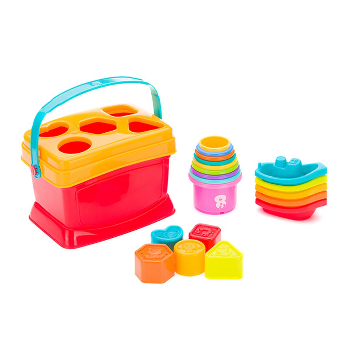 Putteboks + Stabletårn Colorful