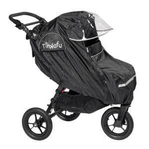 Tinkafu Regntrekk med skjerm Sort