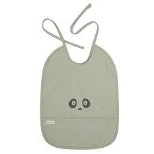Ida bib Coated Light Green / Panda