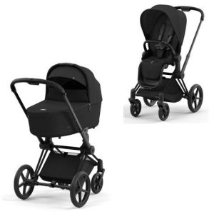 Komplett Priam Barnevogn Sepia Black/ Matt Black