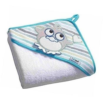 Hettehåndkle i frottè 76x76cm Hvit