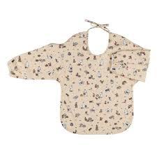 Mumin Picknick Smekke med ermer beige