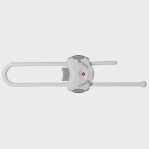 SF1 CABINET SLIDE LOCK WHITE