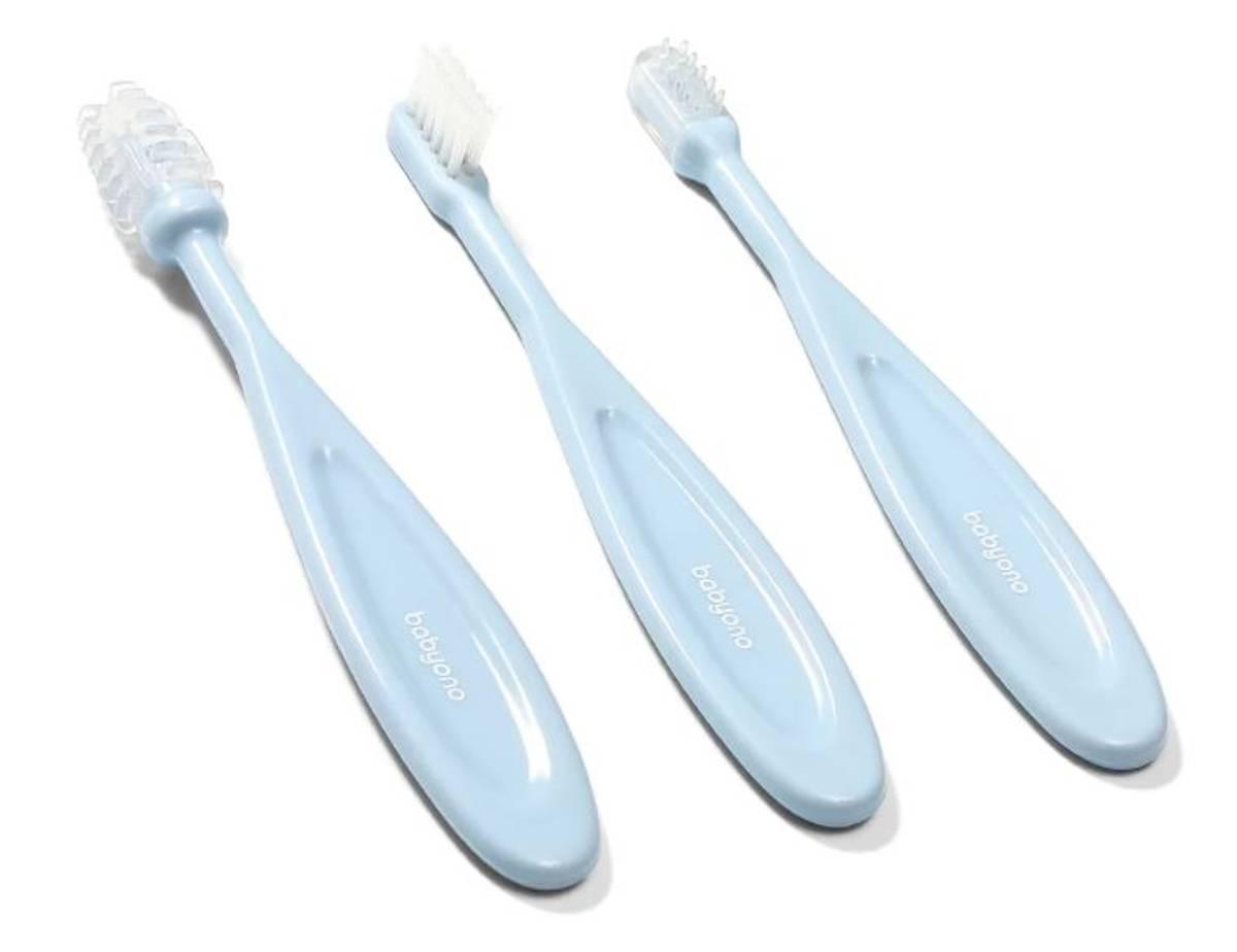 Tannbørster 3-Pk 3m+ Lys blå