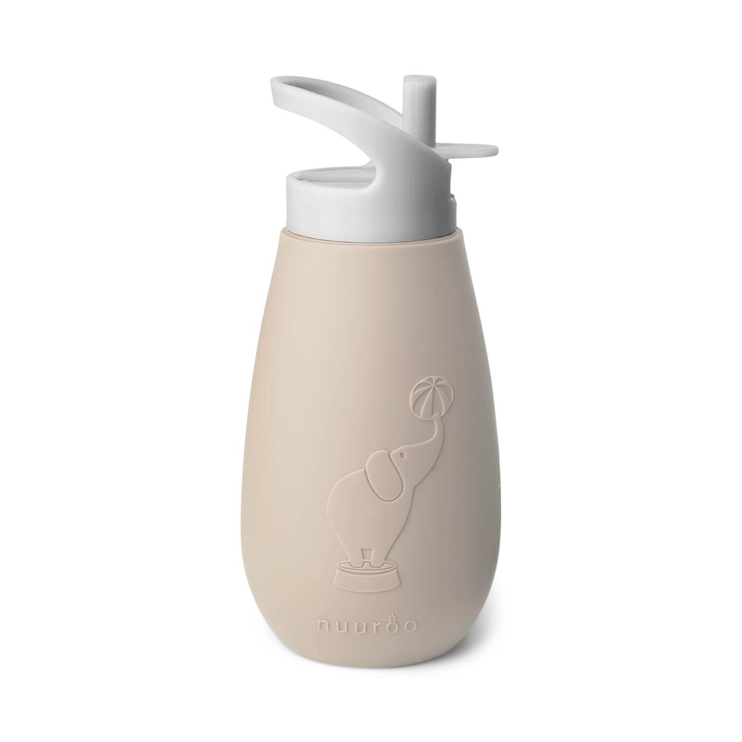 Pax silicone drinking bottle - 350 ml Creme