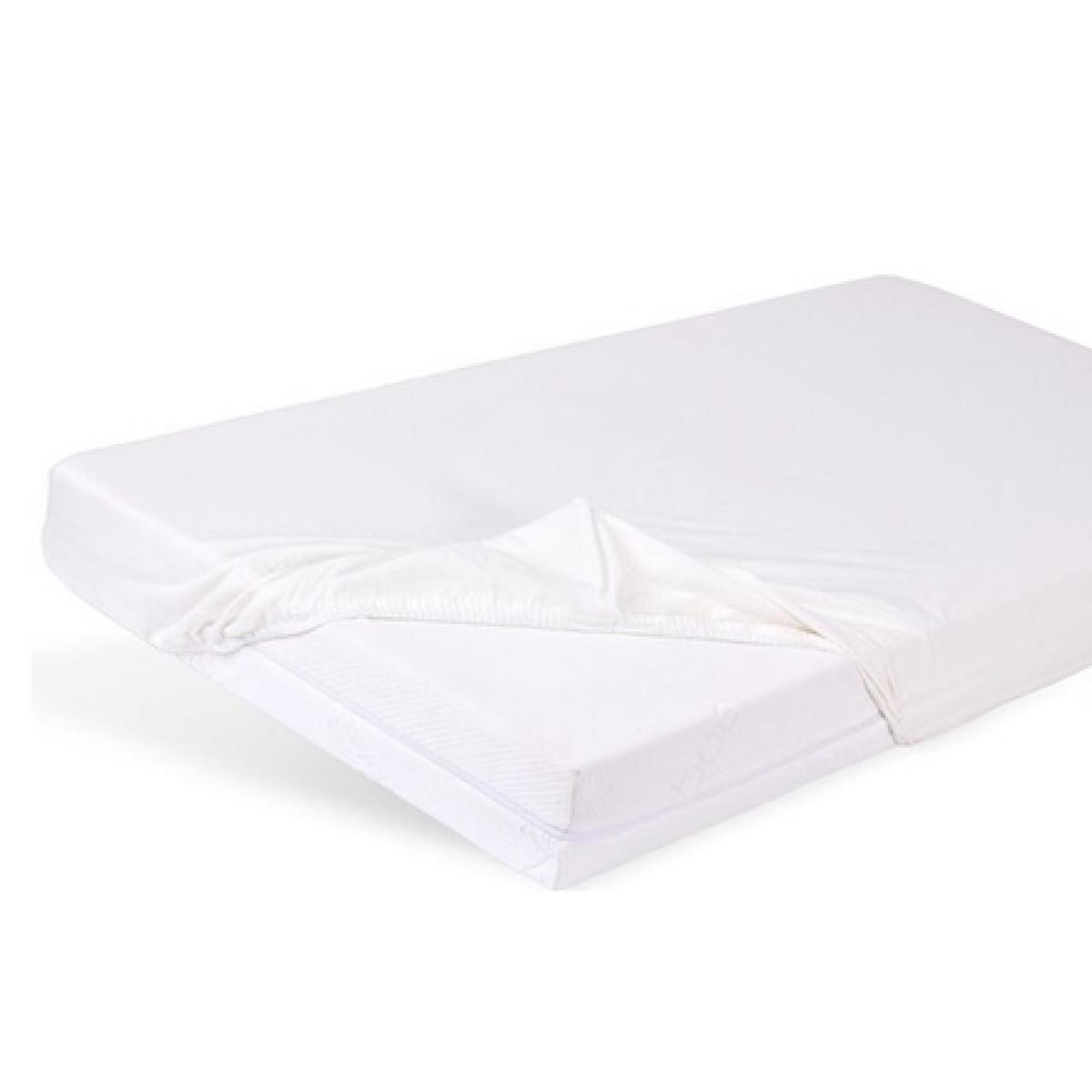 Vogn og Vugge laken 40x90 Hvit