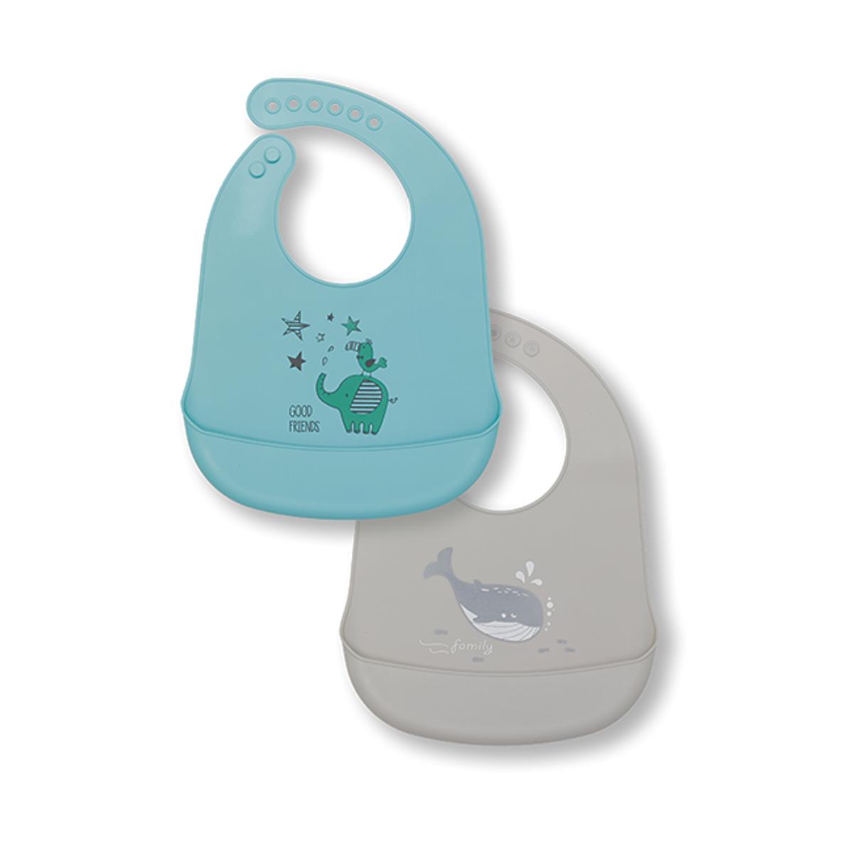 Silikonsmekke 2 pk Blue & Grey