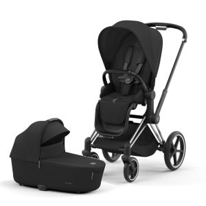 Komplett Priam Barnevogn Sepia Black/ Chrome Black