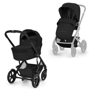 Talos S Lux with Fold Cot - Moon Black