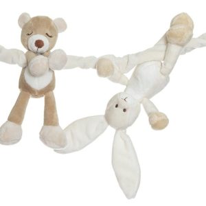 Diinglisar vognleke kanin og bamse 40 cm
